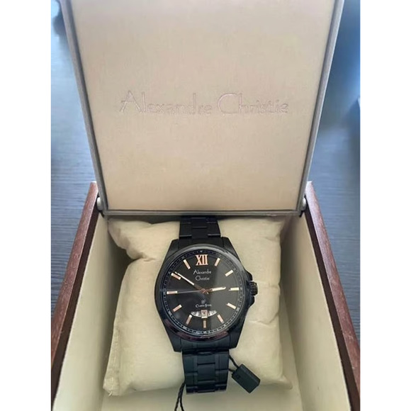 Alexandre Christie 8659MD Bronze & Black Dial Battery-Powered Unisex Watch - Picture 2 of 2